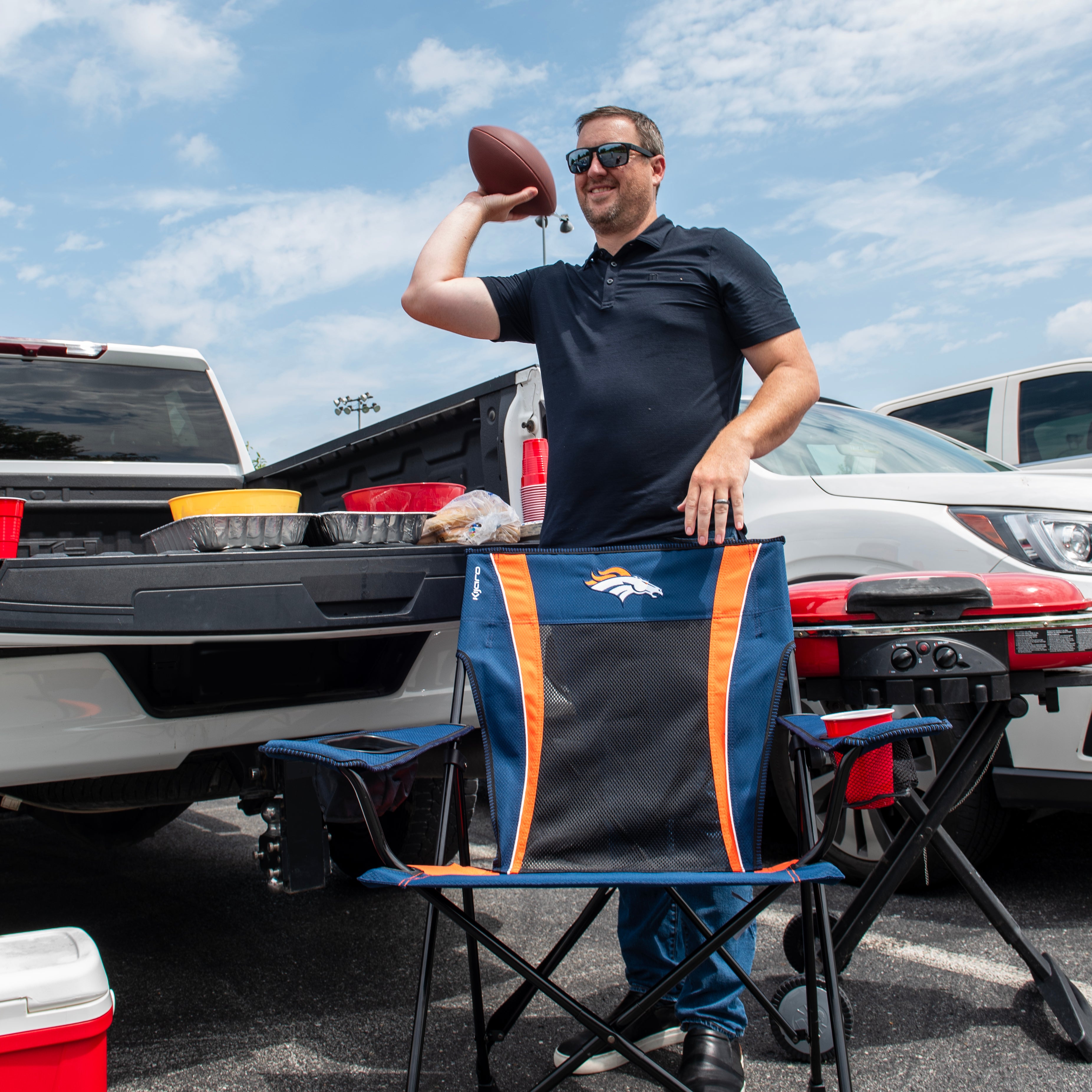 Denver Broncos Dual Lock® Pro Chair