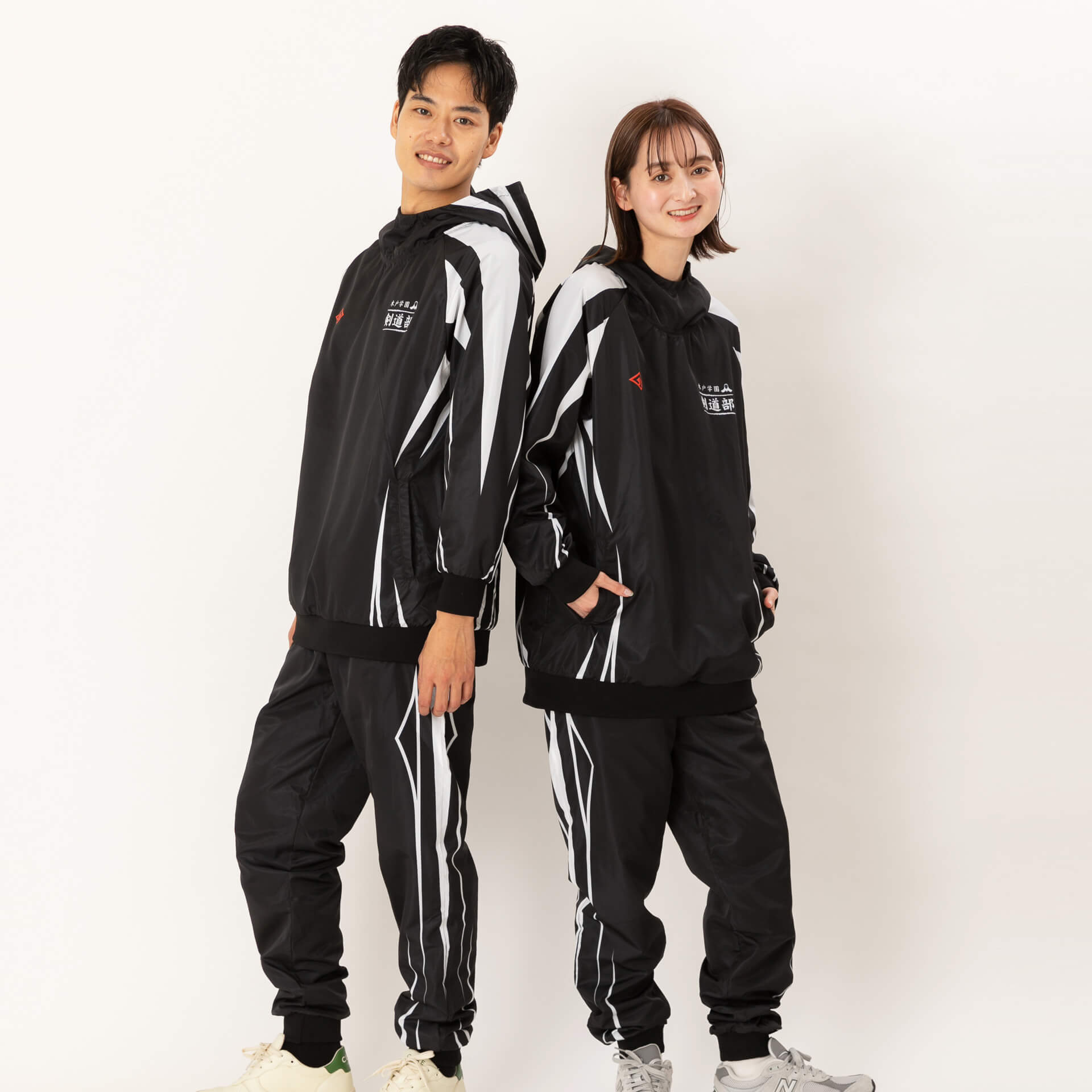 裾, 袖口フライス・フード付きプルオーバー・ラグラン型長袖オリジナル