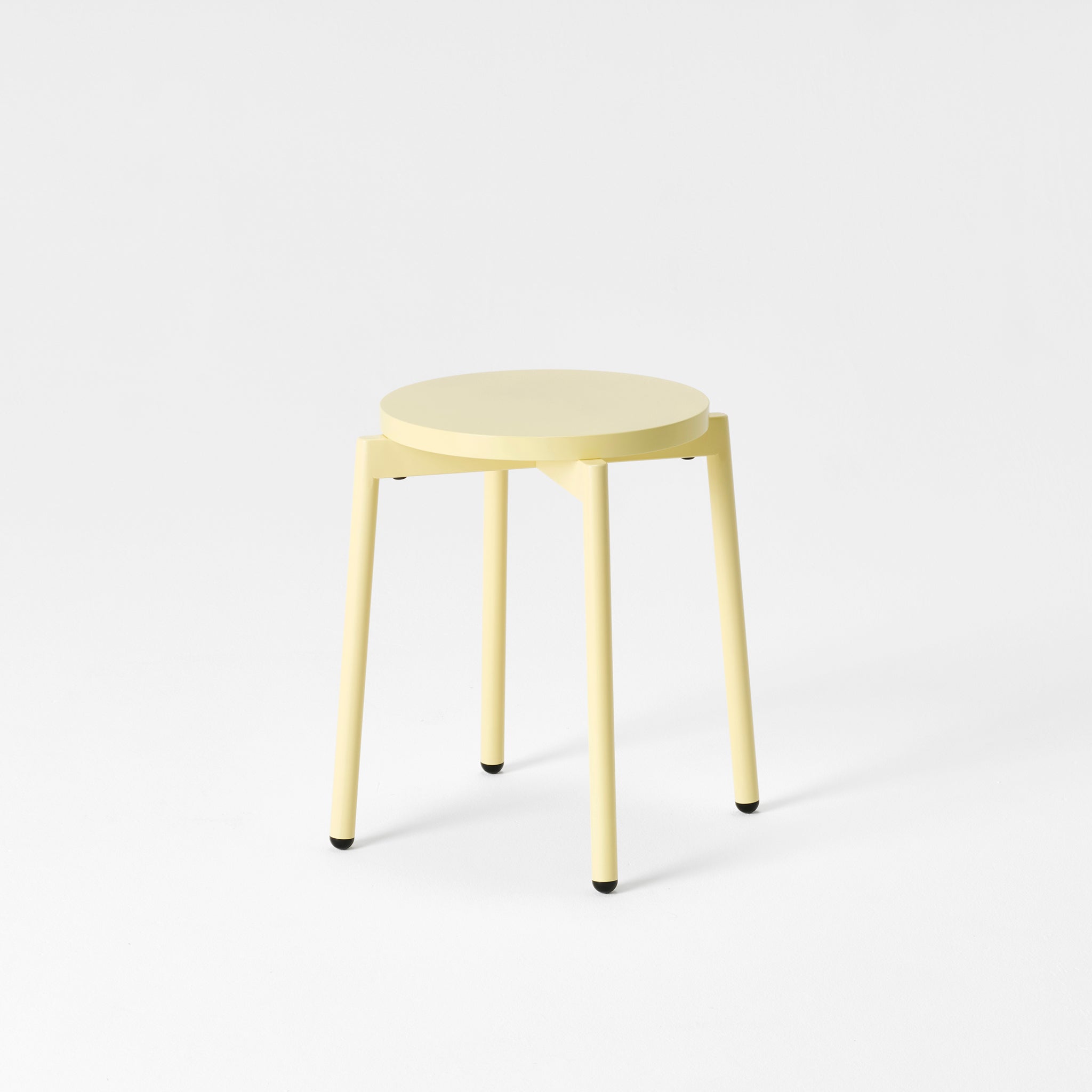 スツール-01-クリームイエロー - KIT