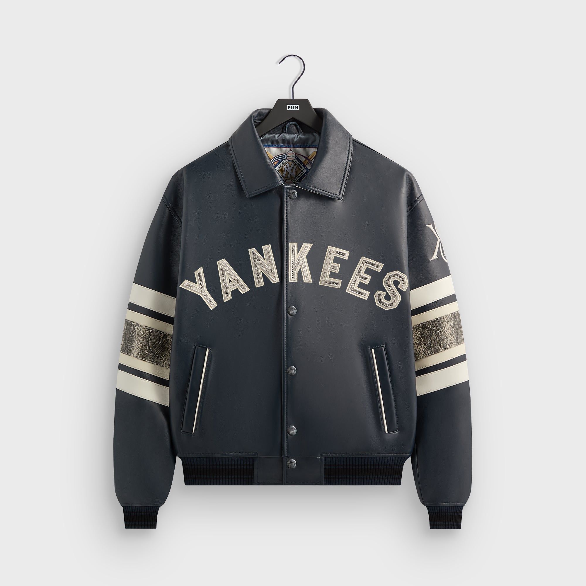 Kith & AVIREX for the New York Yankees Leather Jacket - Nocturnal / Sn