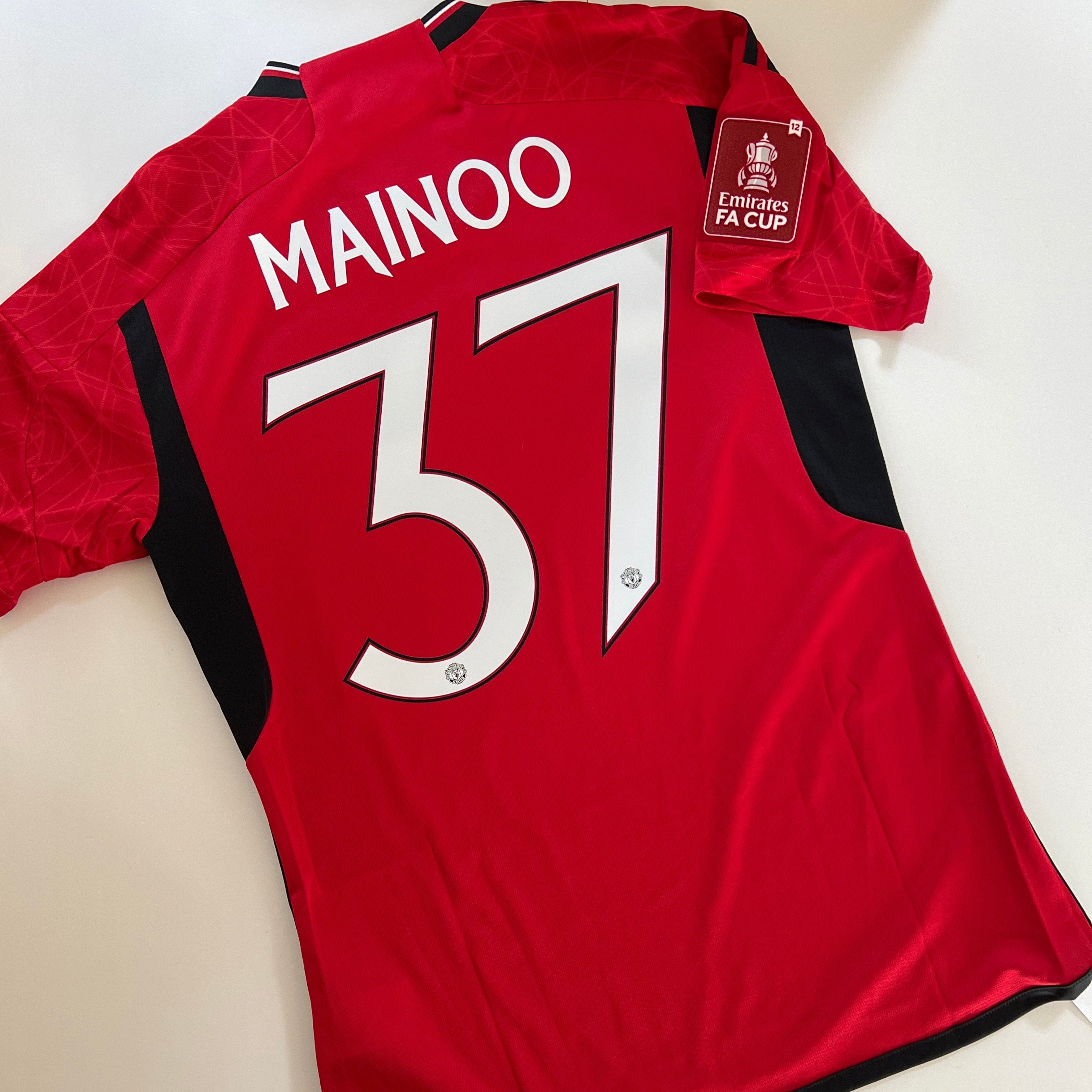 マンチェスターユナイテッド23-24 メイヌーユニフォーム FAカップ決勝