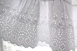 フランスアンティーク,ペチコート,スカート,コットン,カットワーク