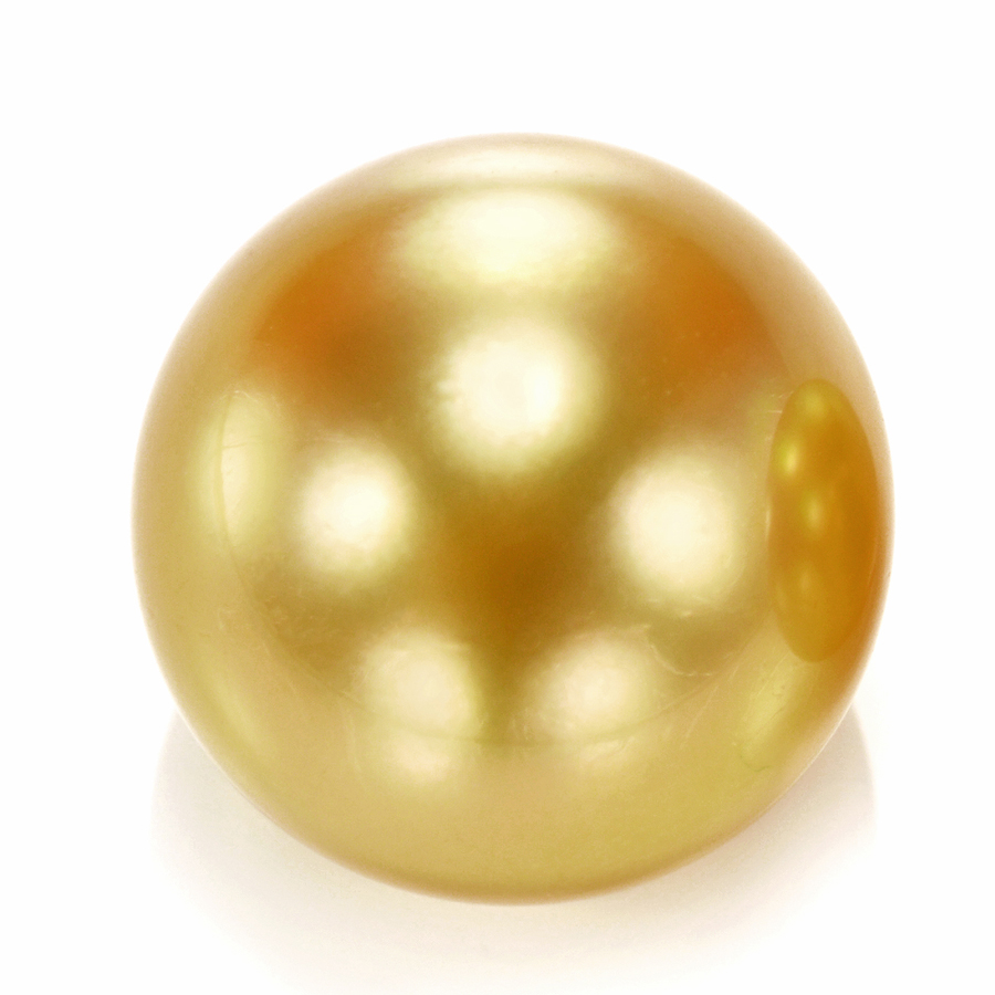 オーロラ茶金 南洋白蝶真珠 ゴールドパール ペアルース 加工料金を含む