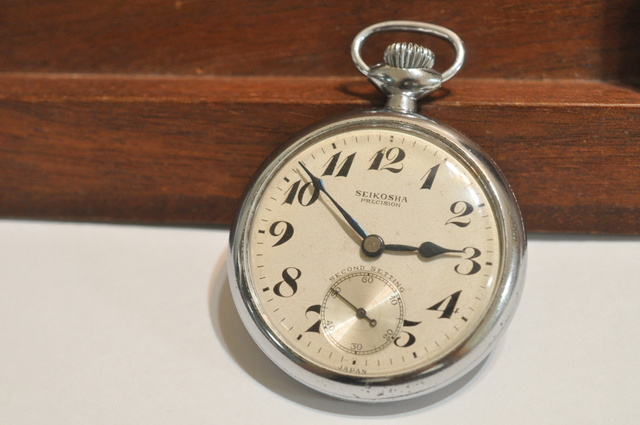 ☆週末セ―ル☆セイコー山陽新幹線博多開業10周年記念鉄道時計 懐中時計