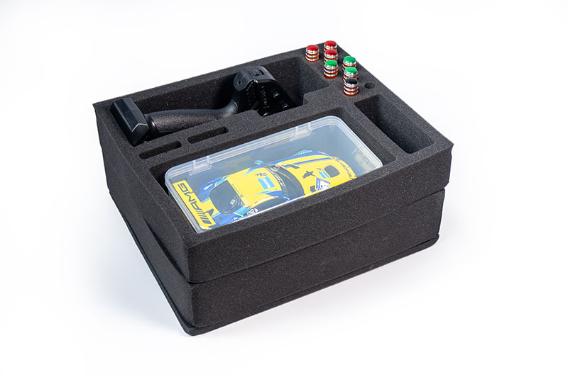 KOS32302-KMZ Mini Black V2 Kyosho Mini-Z & Mini-Z 4x4 RTR Aluminum