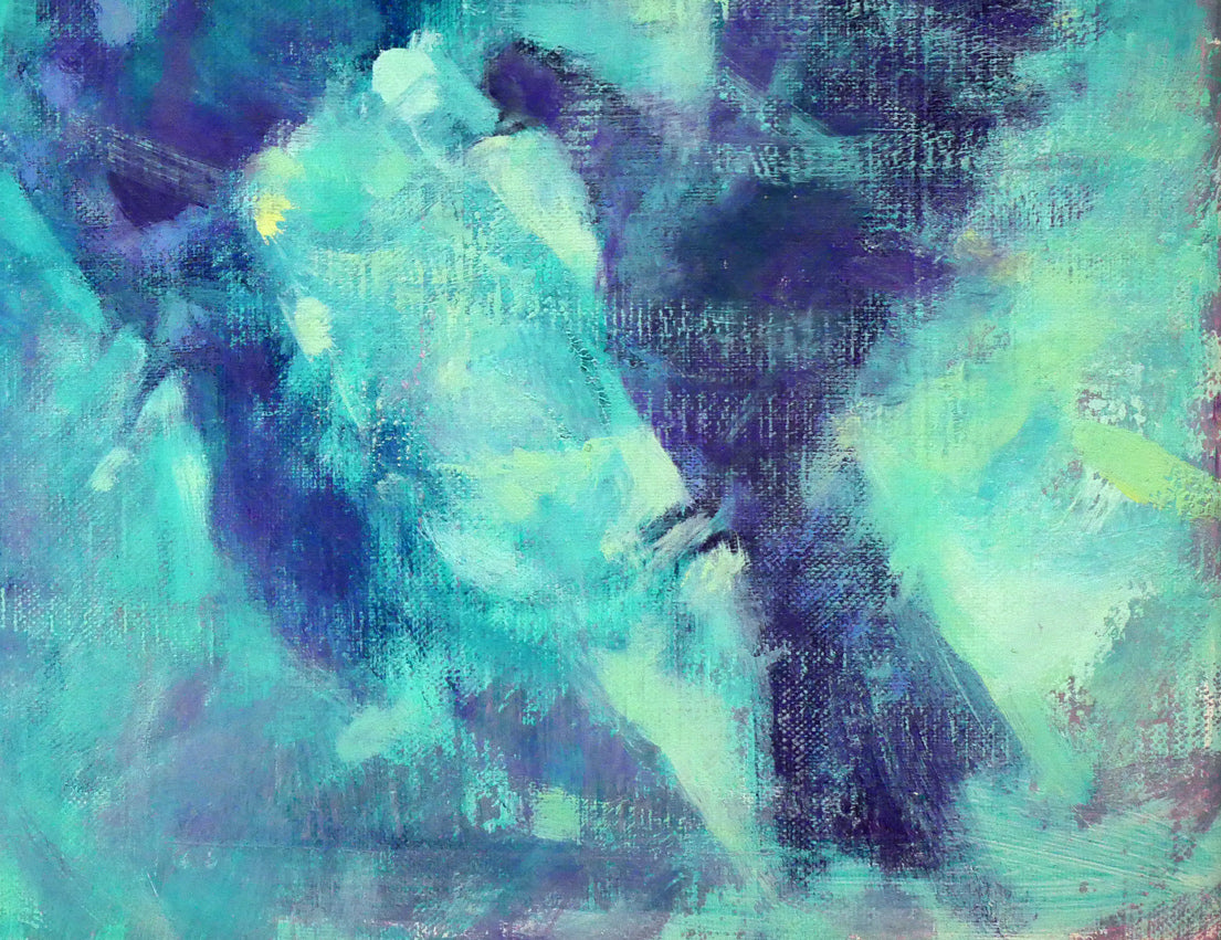 荒木尚「風」油絵・F6号 絵画買取・販売の小竹美術