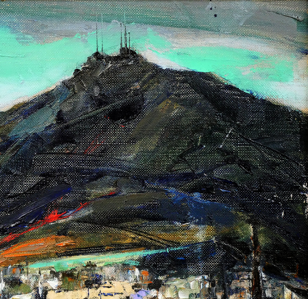 油絵（倉庫の入り口）F8 油絵（倉庫の入り口）F8