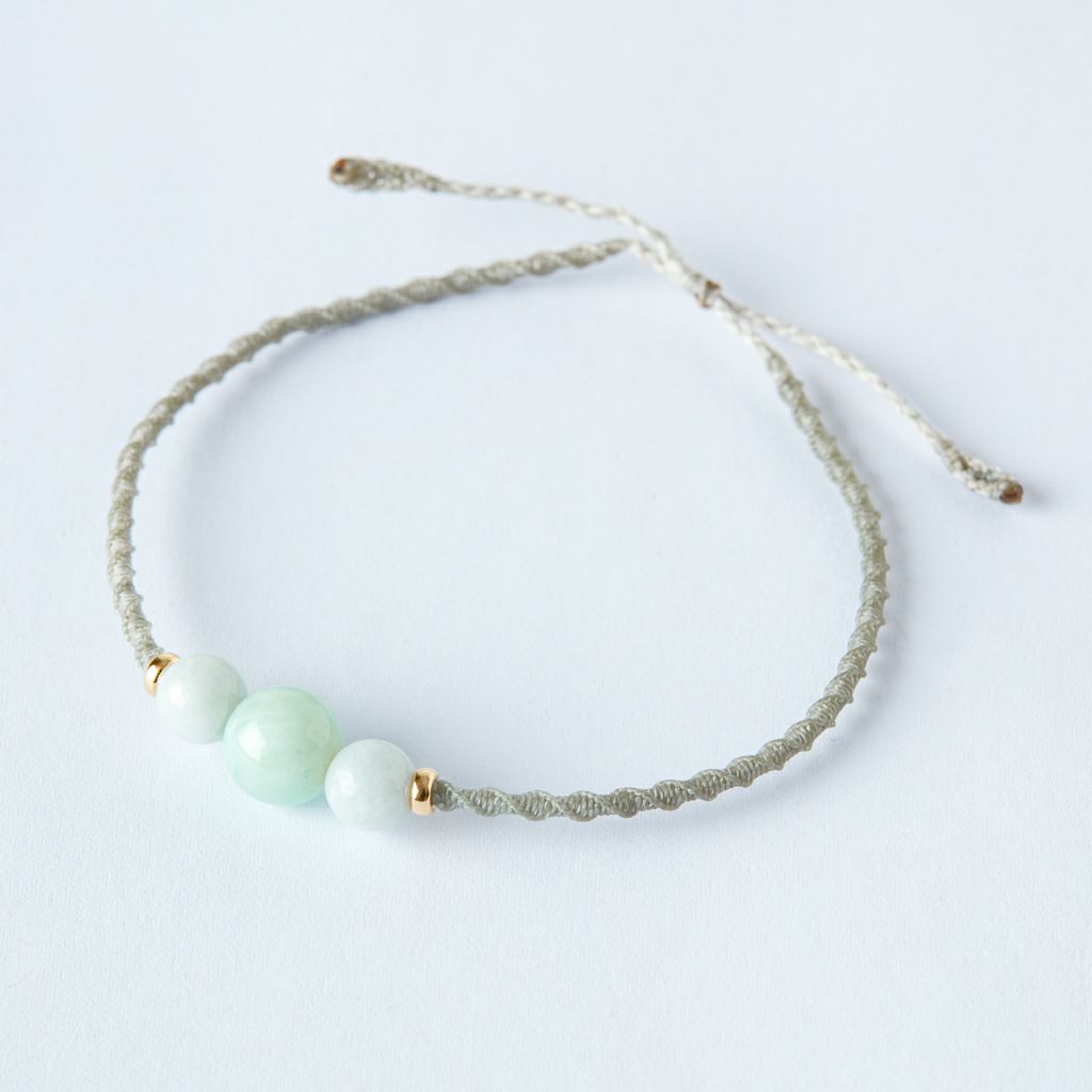 翡翠マクラメブレスレット｜《公式》糸魚川翡翠工房こたき