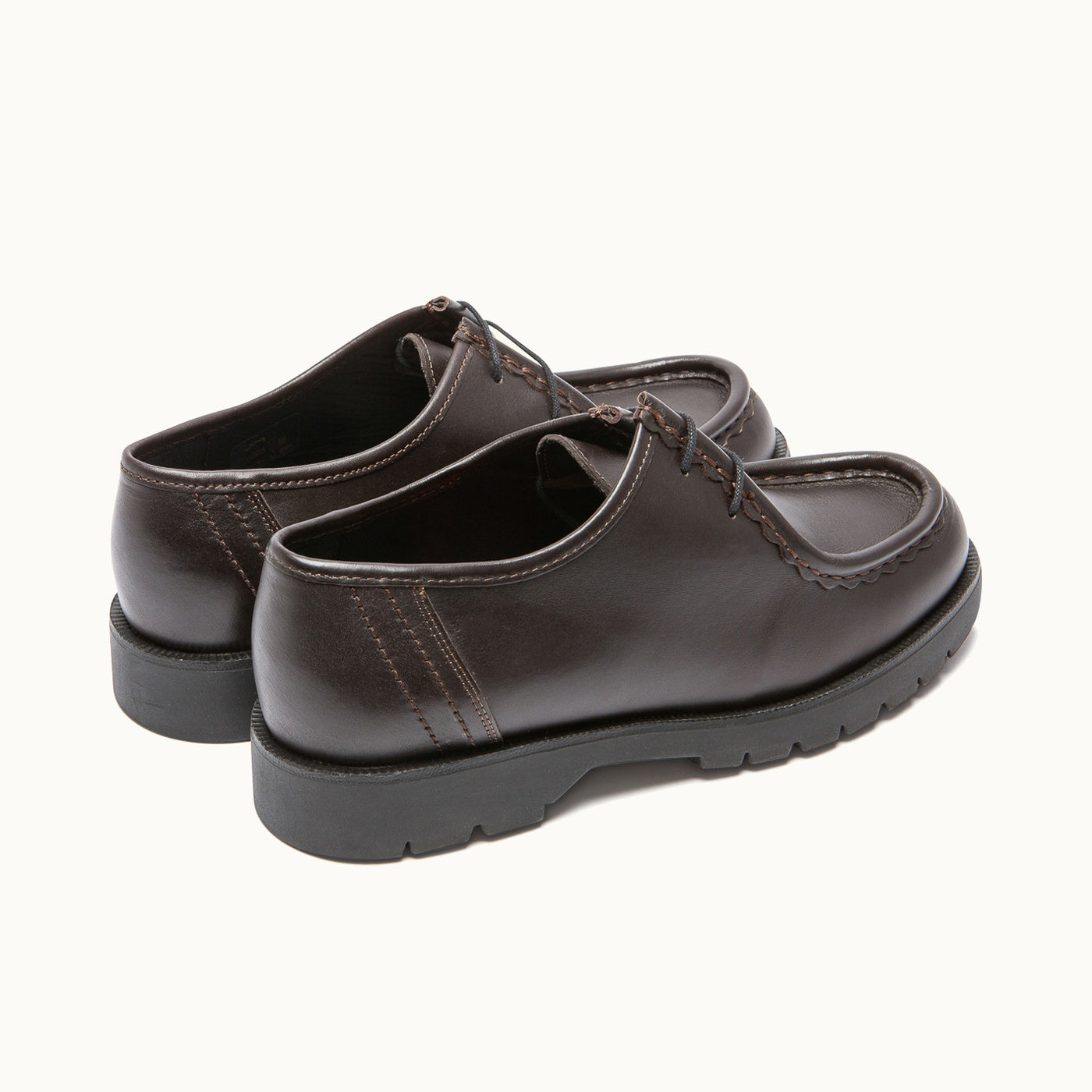 Leather Tyrolean Shoes | PADROR Brown Black – Kleman