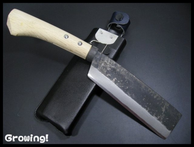 ナイフショップ グローイング！□佐治武士【さじ たけし】□ 鞘鉈 165
