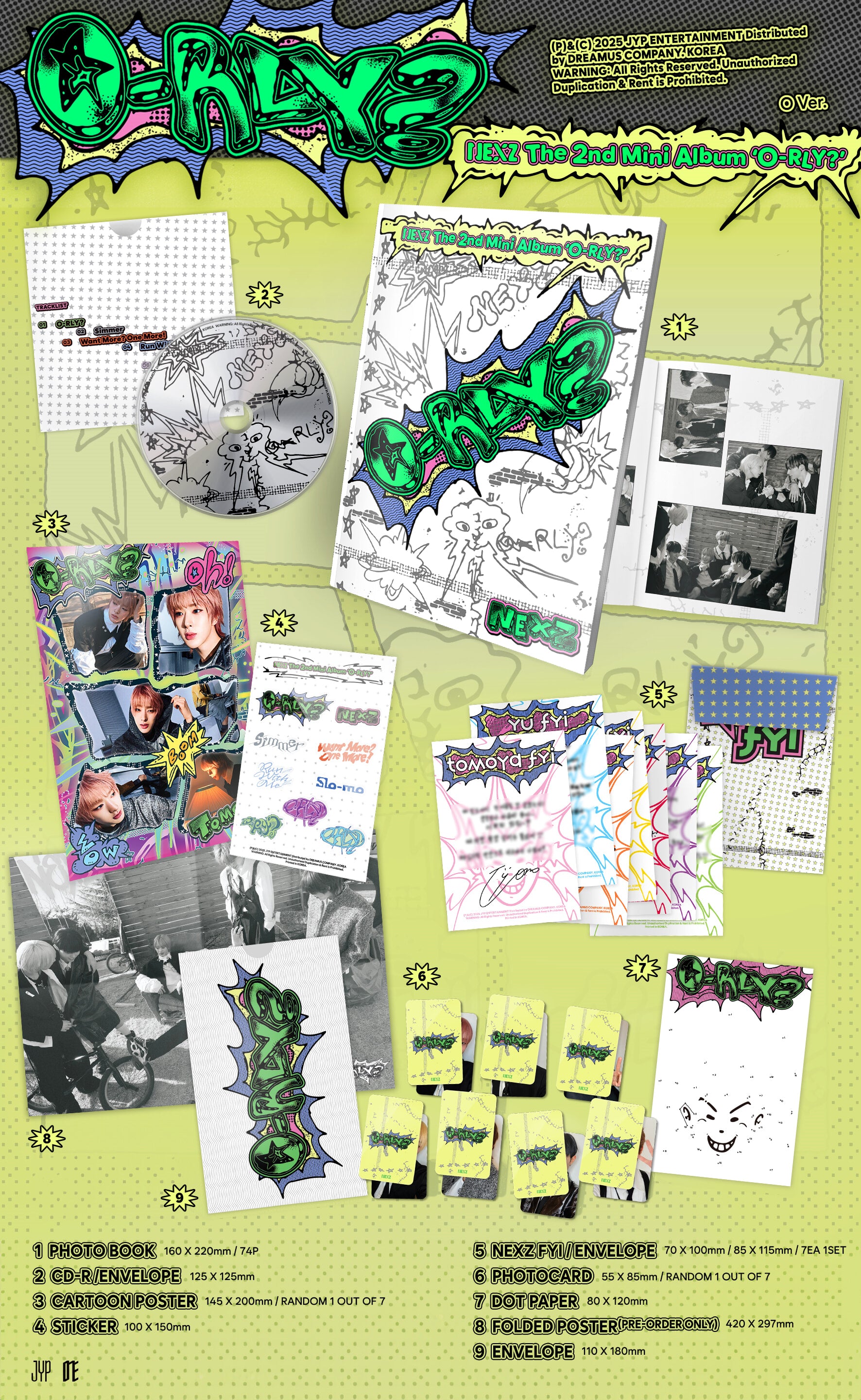 NEXZ - O-RLY? (Photobook Ver.) [Makestar Lucky Draw Exclusive