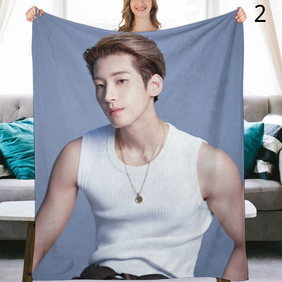 SEVENTEEN Wonwoo Blanket, Seventeen Flannel Throw Blanket, Gifts