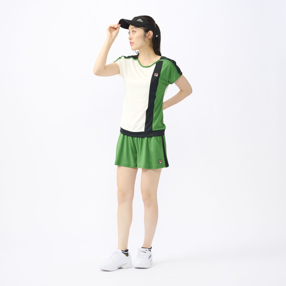 フィラ FILA テニスウェア レディース ゲームシャツ VL2760 2023FW