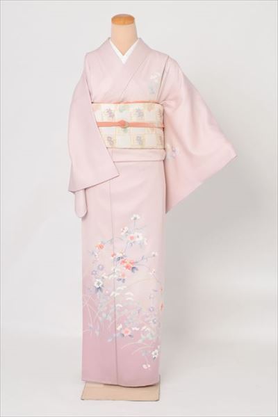 訪問着[若やいだ薄ピンク色]｜着物レンタルあき (来店着付け無料・全国