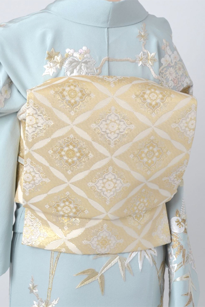 訪問着［青磁色の雪輪模様］｜着物レンタルあき (来店着付け無料・全国