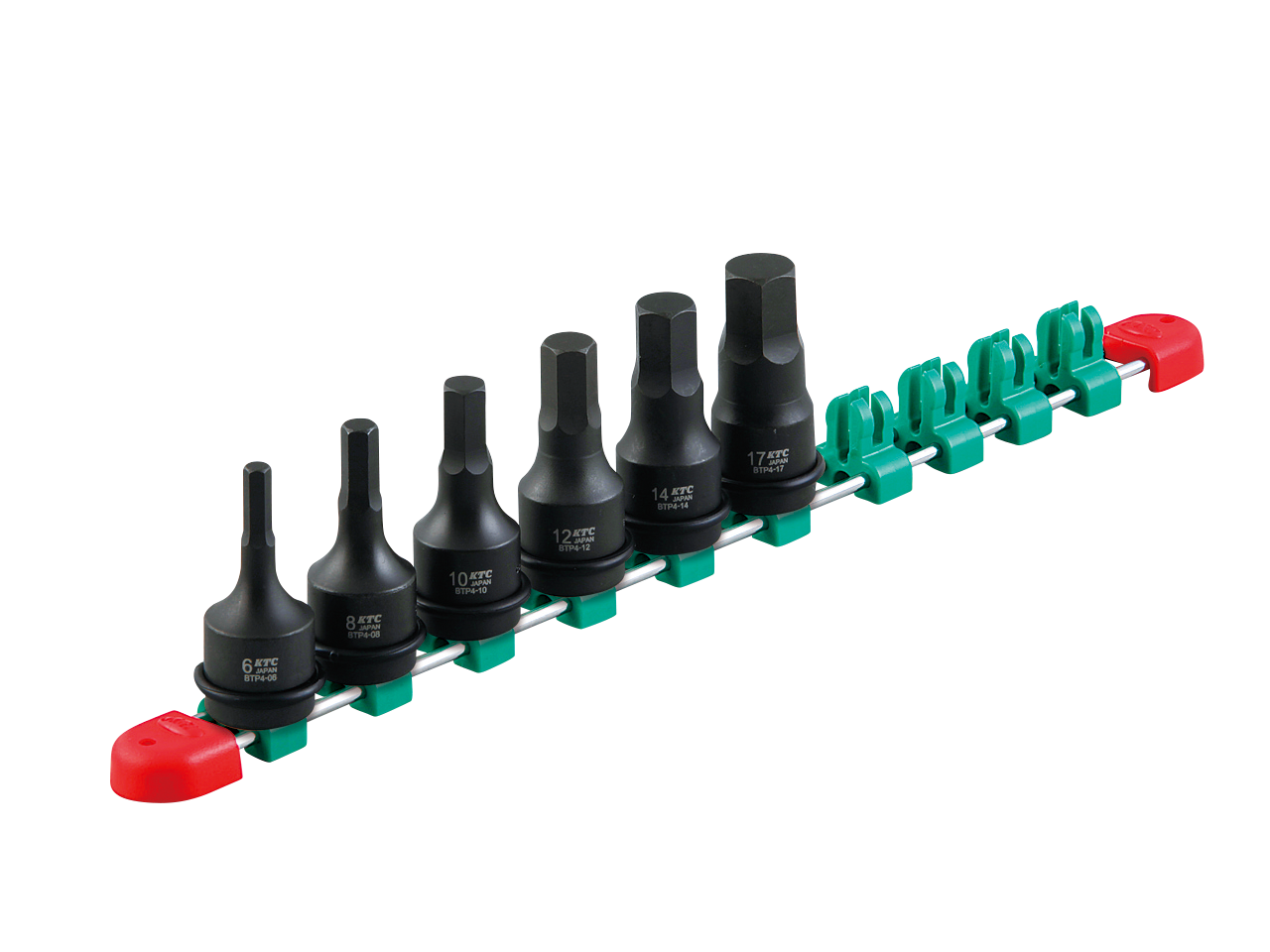 12.7sq.インパクトレンチ用ヘキサゴンレンチセット[6コ組] | KTC