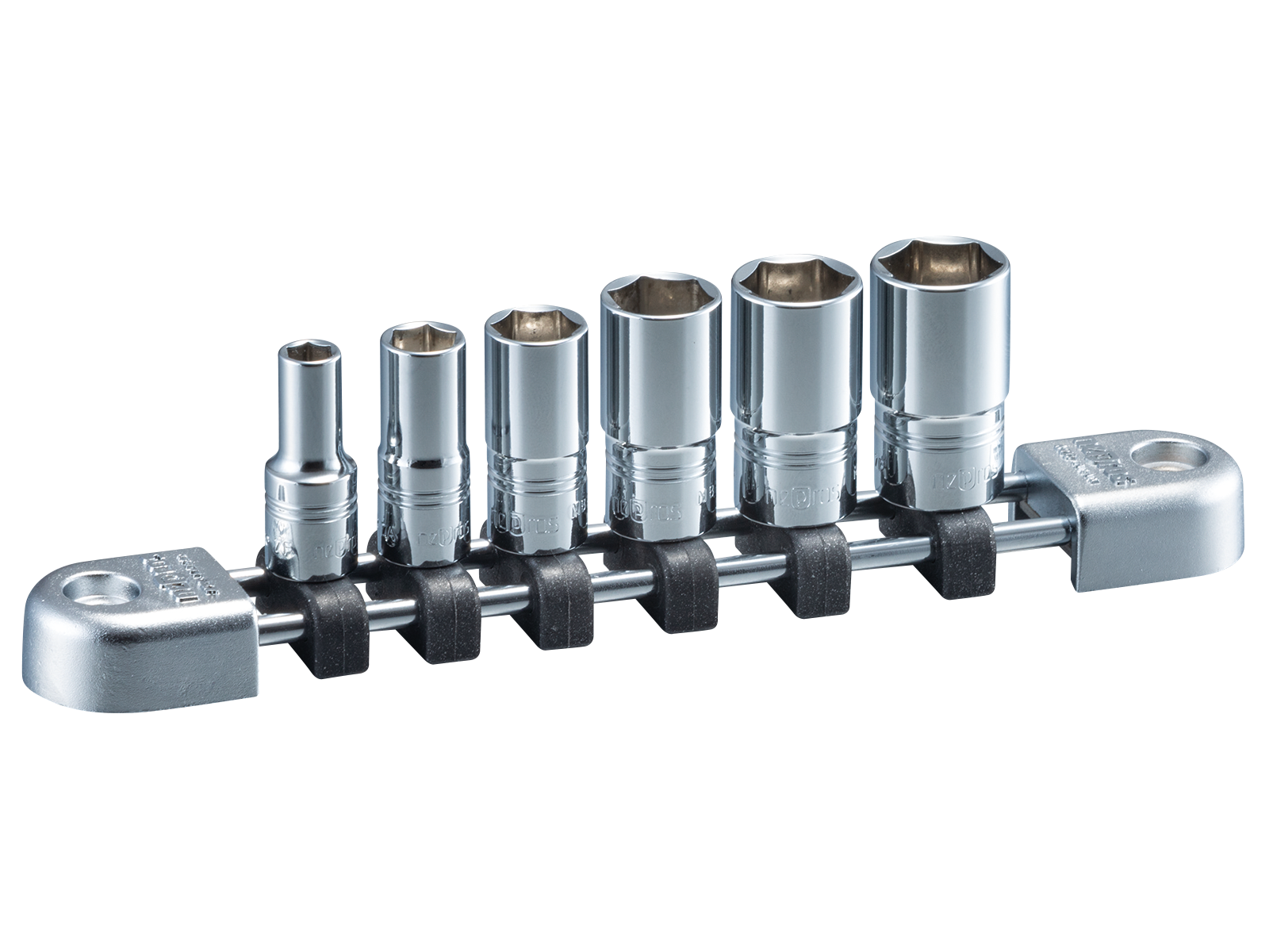 ネプロス6.3sq.セミディープソケットセット（六角）[6コ組] | KTC