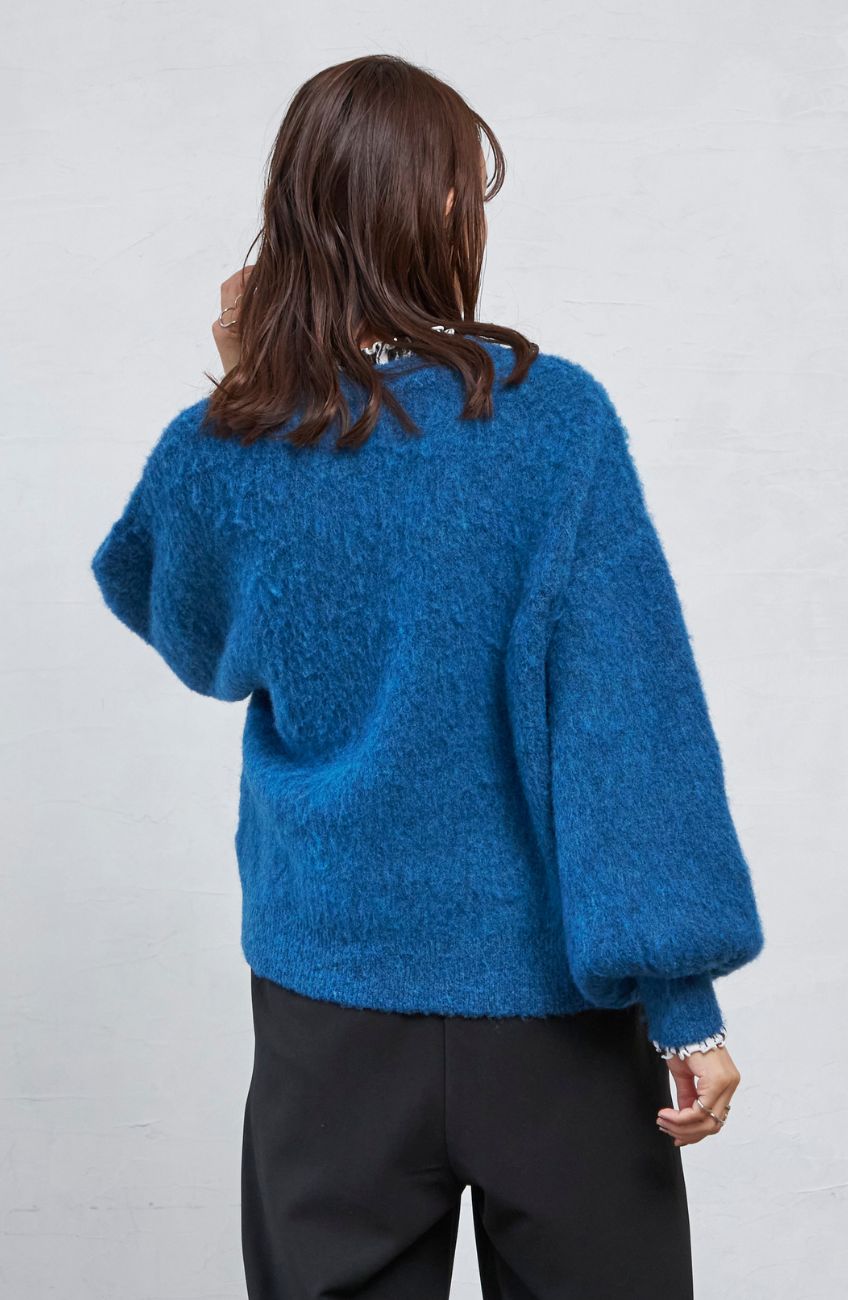 メランジモヘアニットプルオーバー｜FURRY、REYELL公式通販サイト kuih