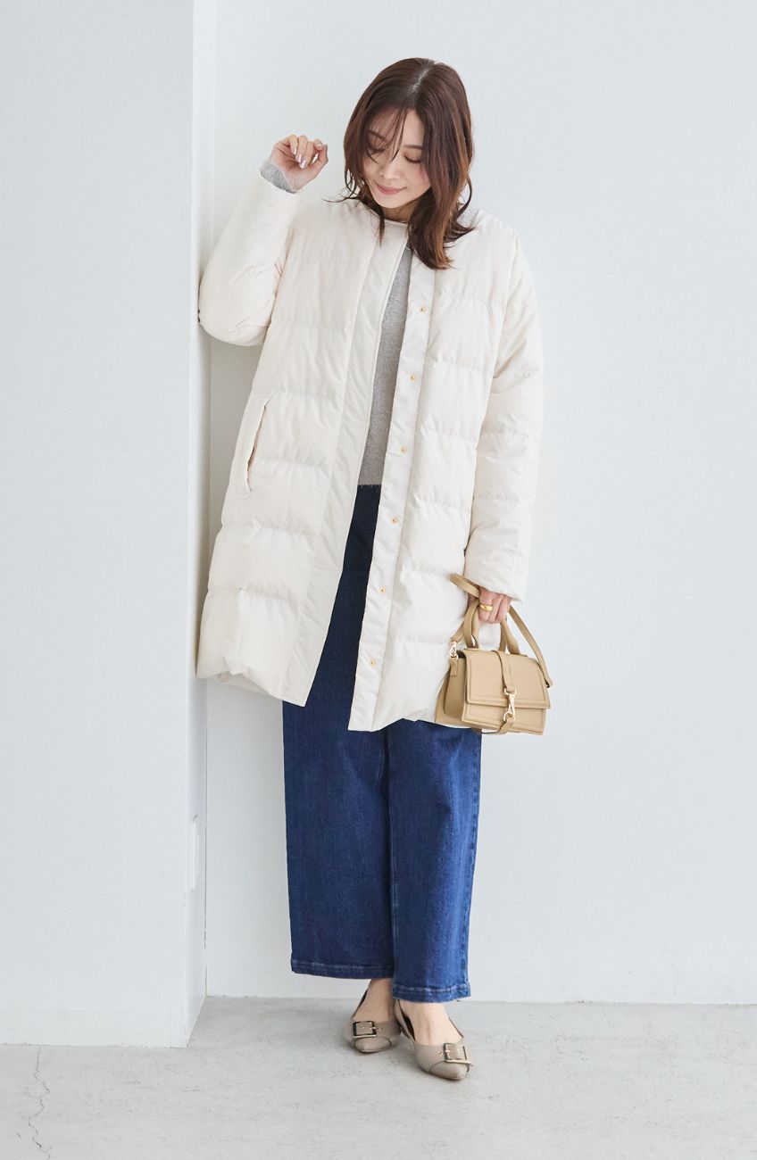 エアリーピュアダウンダブルステッチコート｜FURRY、REYELL公式通販