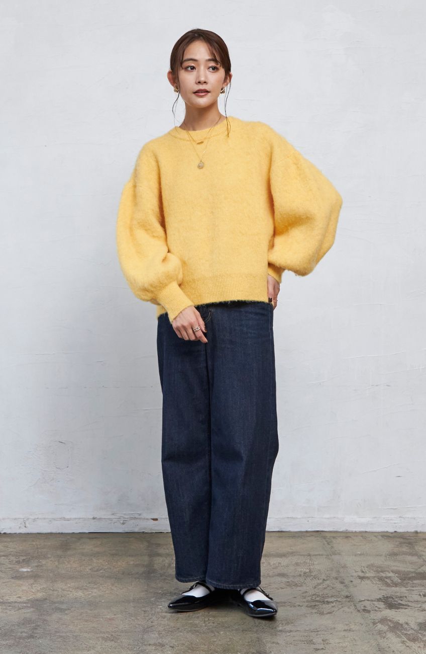 メランジモヘアニットプルオーバー｜FURRY、REYELL公式通販サイト kuih