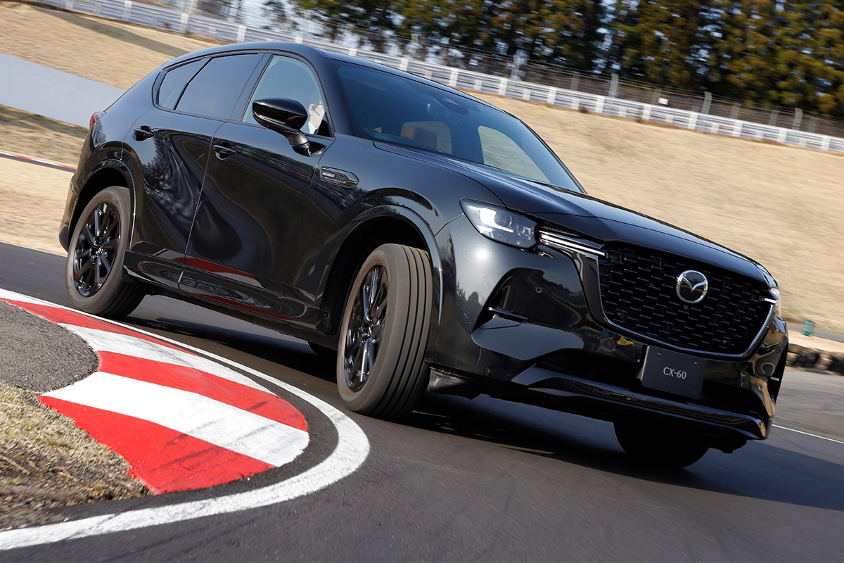 MAZDA CX-60の走りのポテンシャルをサーキット全開走行で試す