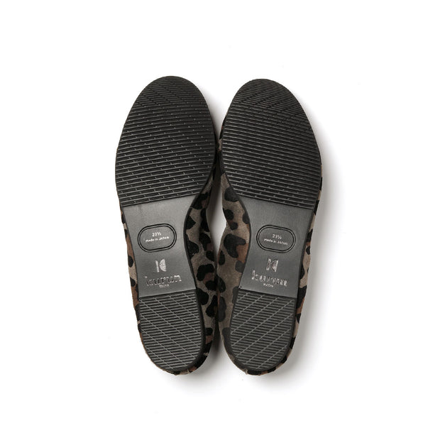 Pauline -Leopardprint GrayishKhaki ビッグレオパードプリント