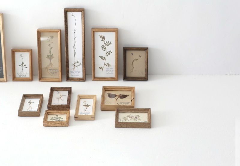 押し草の木製フレーム”、どちらがお好みですか？ | 暮らしとおしゃれの