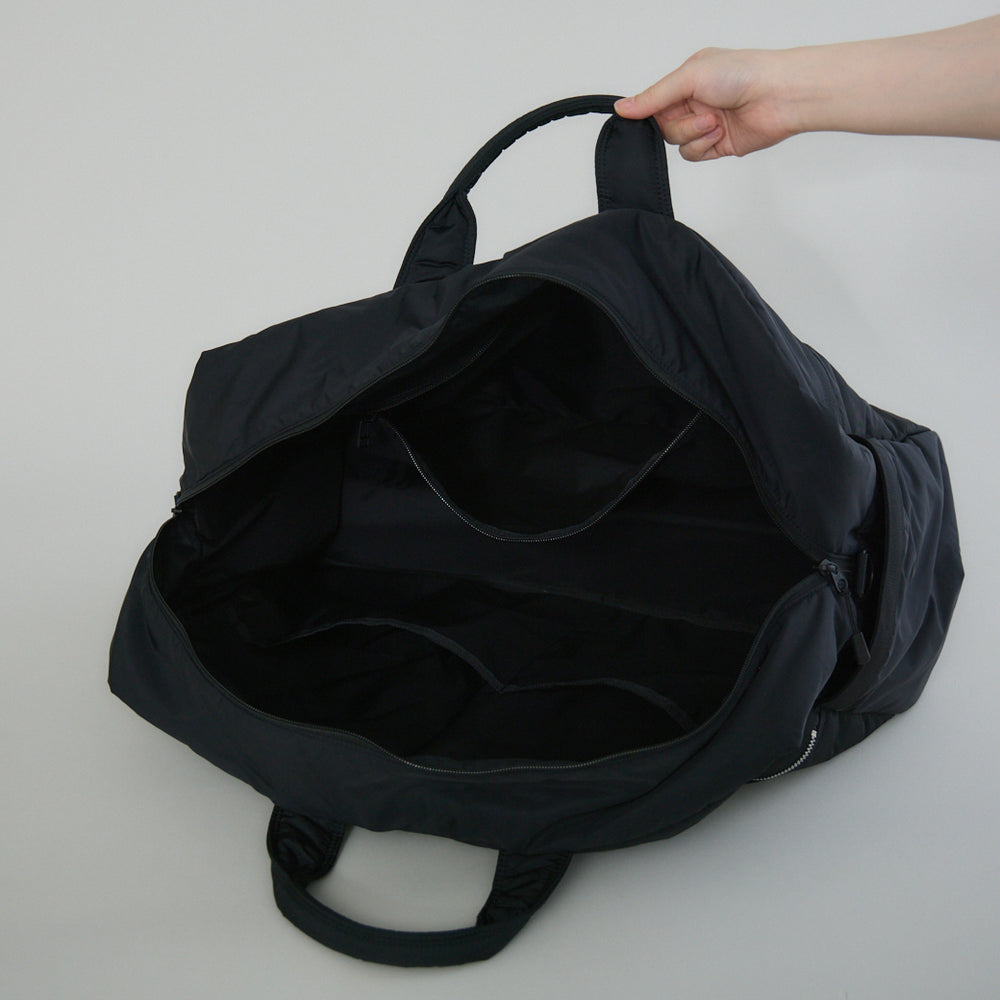 高密度織ナイロン ボストンバッグ 黒 豊岡産 – kuros.style