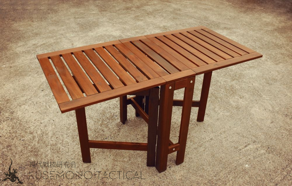 レビュー】 IKEA ÄPPLARÖ（エップラロー） ゲートレッグテーブル