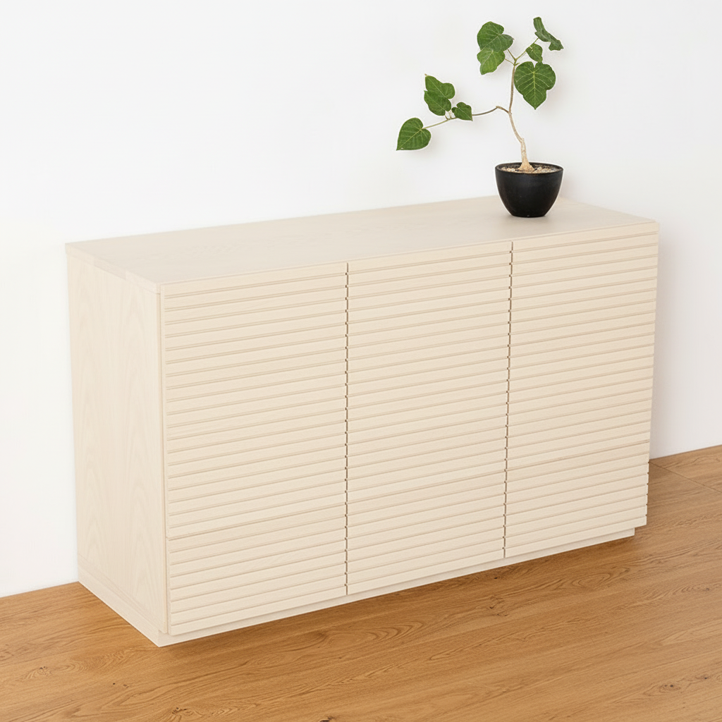 風雅／FUUGA キャビネット W1200（ホワイトアッシュ）