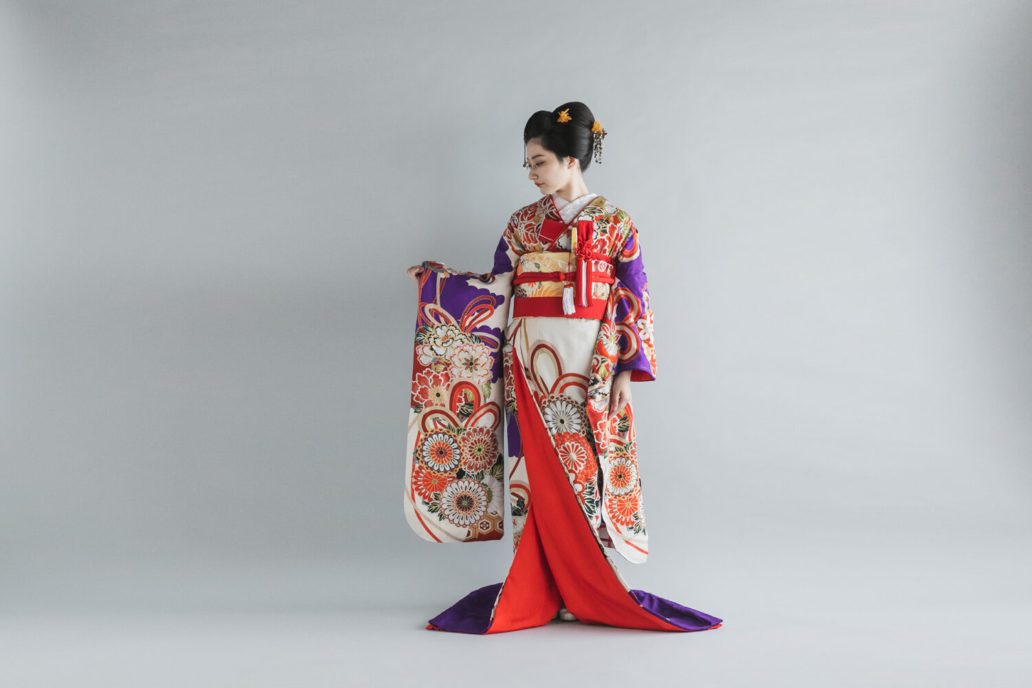 新日本髪×引き振袖の花嫁（2023.09.07） | 京都町家寫眞館