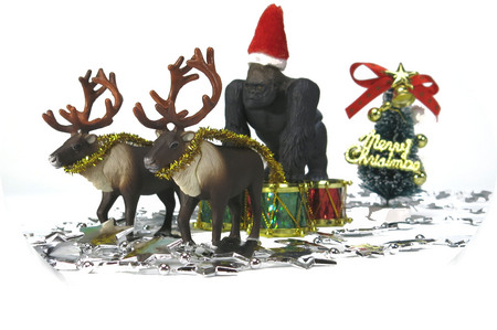 アニア トナカイ 赤鼻Ver. 4個セット Amazon.co.jp: アニア トナカイ