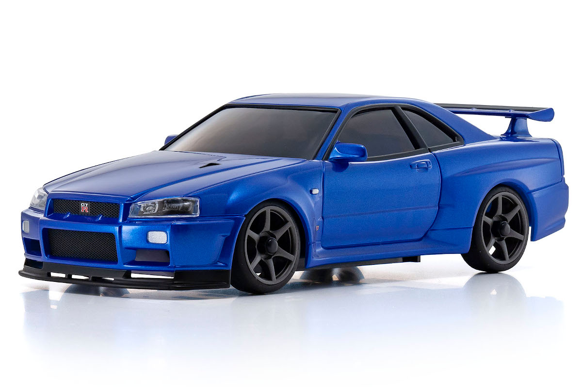 MINI-Z AWD NISSAN SKYLINE GT-R R34 V.specⅡNür Metallic Blue
