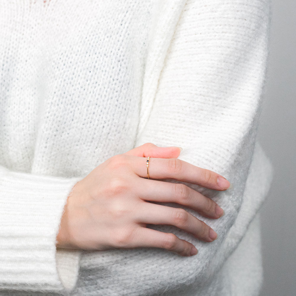 受注生産】K18 サファイア ダイヤモンド リング |31-4943 – L&Co.