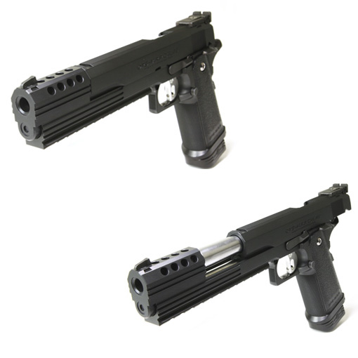 東京マルイハイキャパ カスタム 5.1EDGE+コンペンセイターカスタム GUN