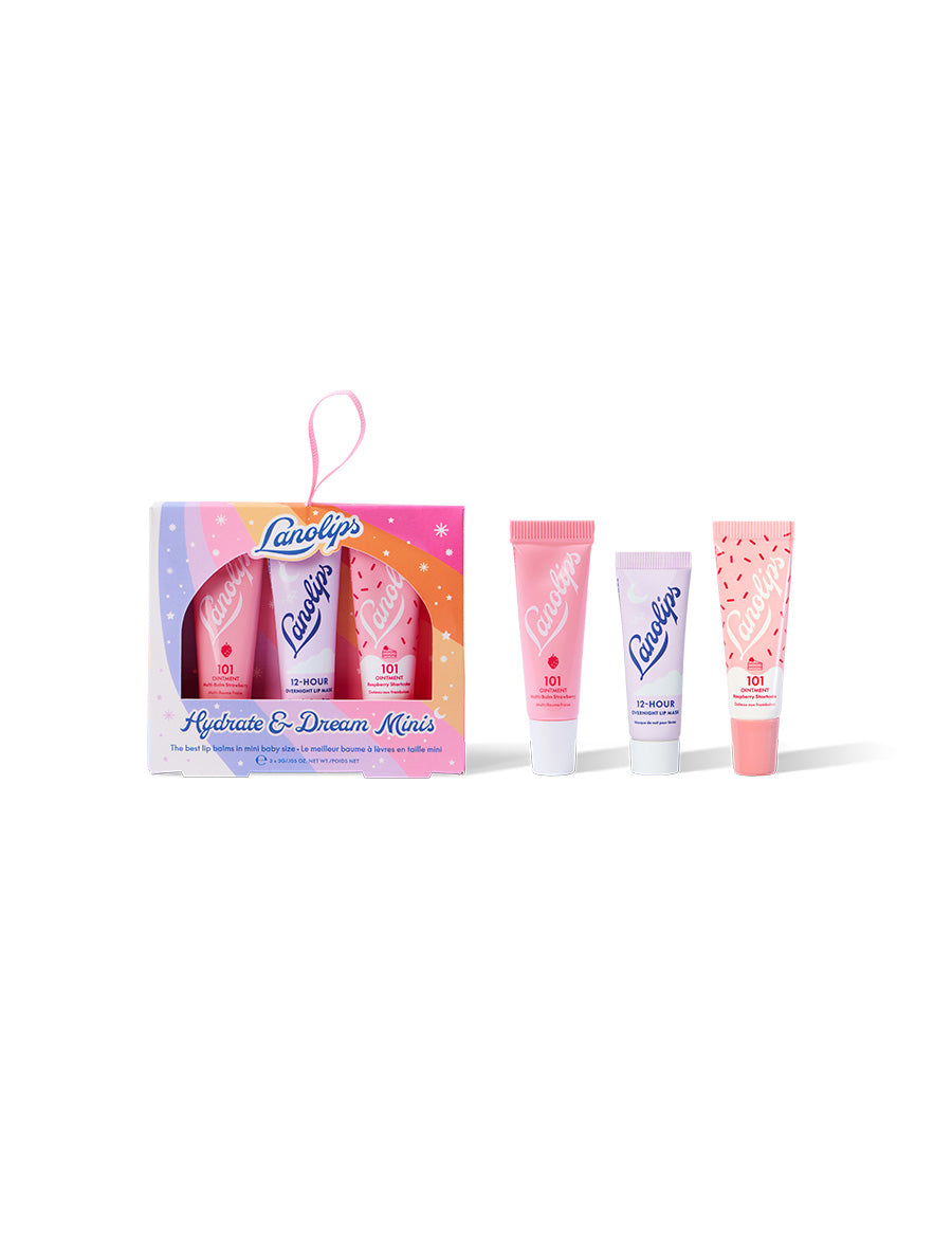 Hydrating Lip Balm Minis | Hydrate + Dream Minis Set | Lanolips