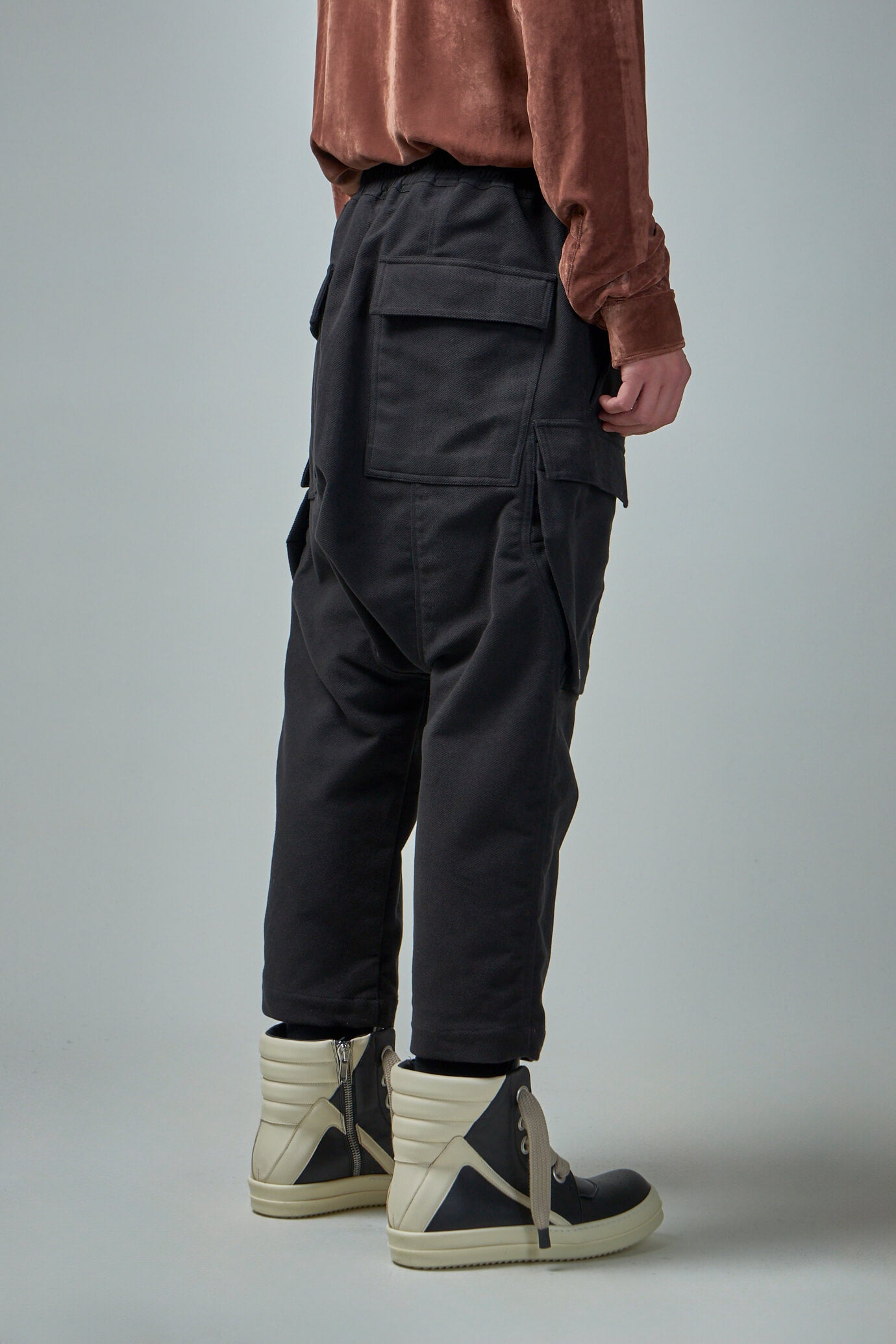Rick OWENS 16SS ANTHEM CARGO CROPPE