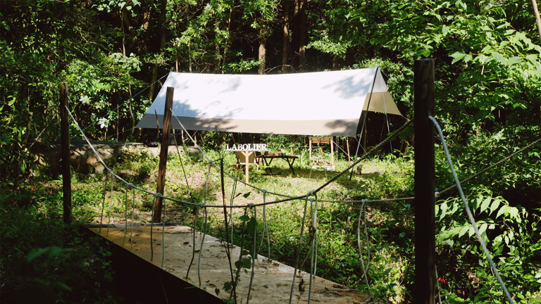 ギアレビュー｜ポリコットンオーダータープ / CAMP on PARADE│LABOLIER