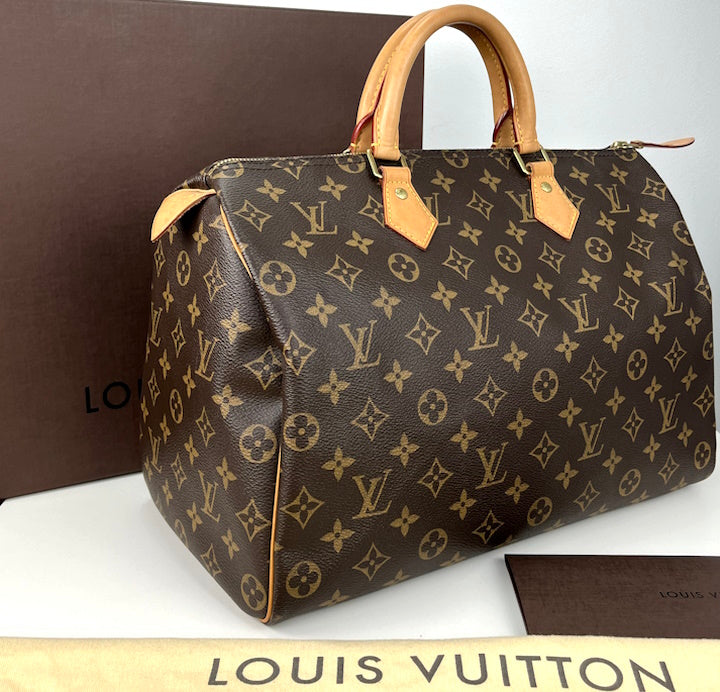 Louis Vuitton speedy 35 in monogram – Lady Clara's Collection