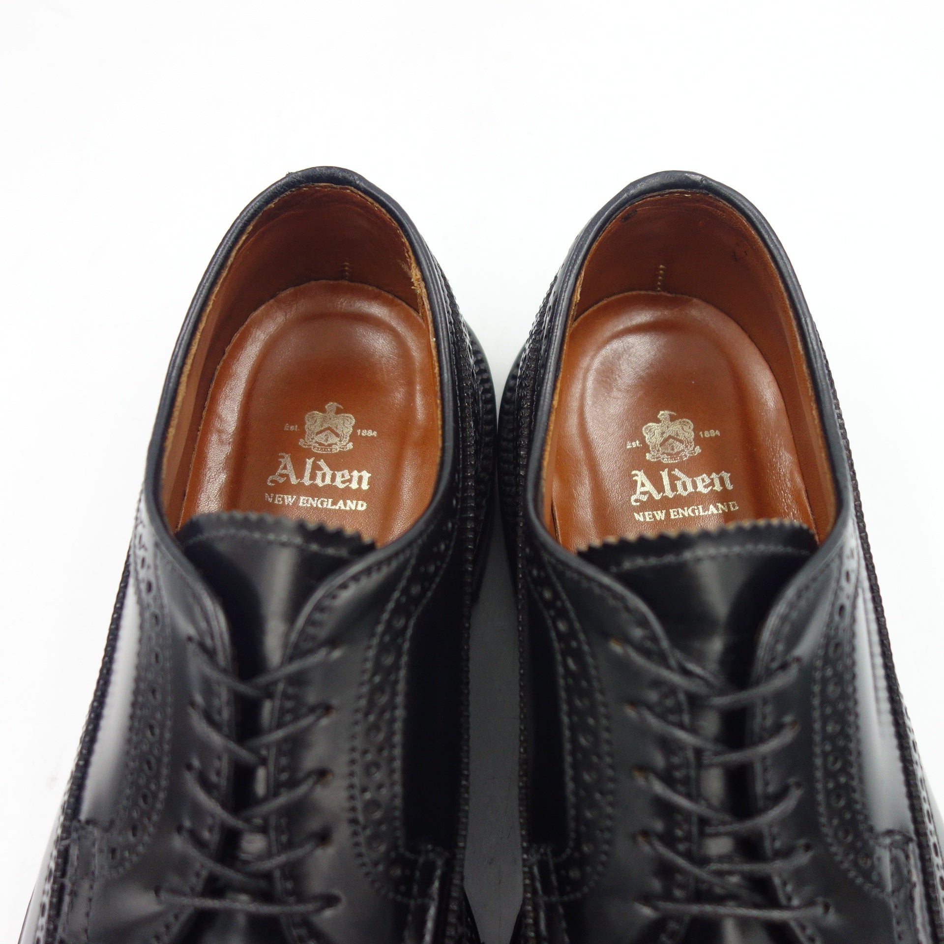 ALDEN】オールデン 9751 ロングウイングチップ コードバン ブラック