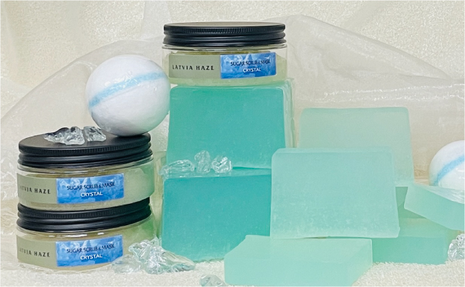 20度の極寒ラトビアの冬」を閉じ込めた「寒くなる」バスアイテムで