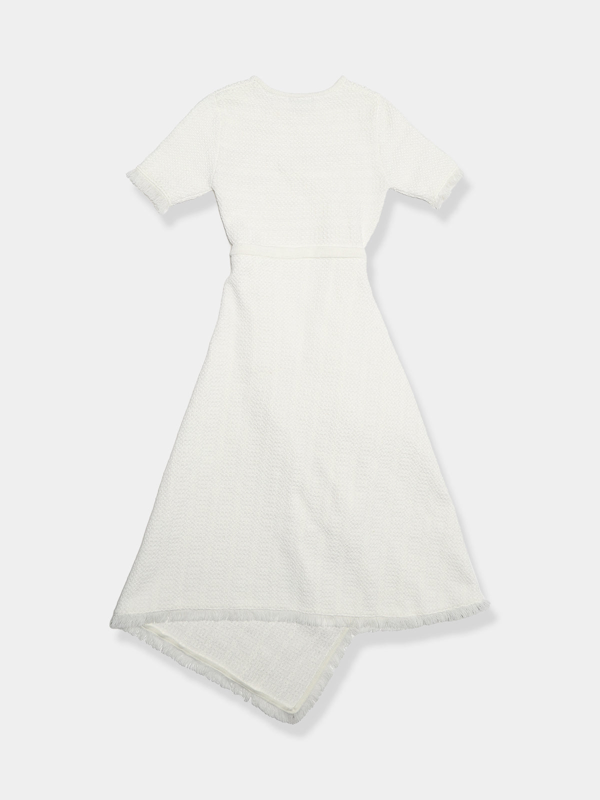 Tweed knit Wrap dress – L'AUBE BLANC