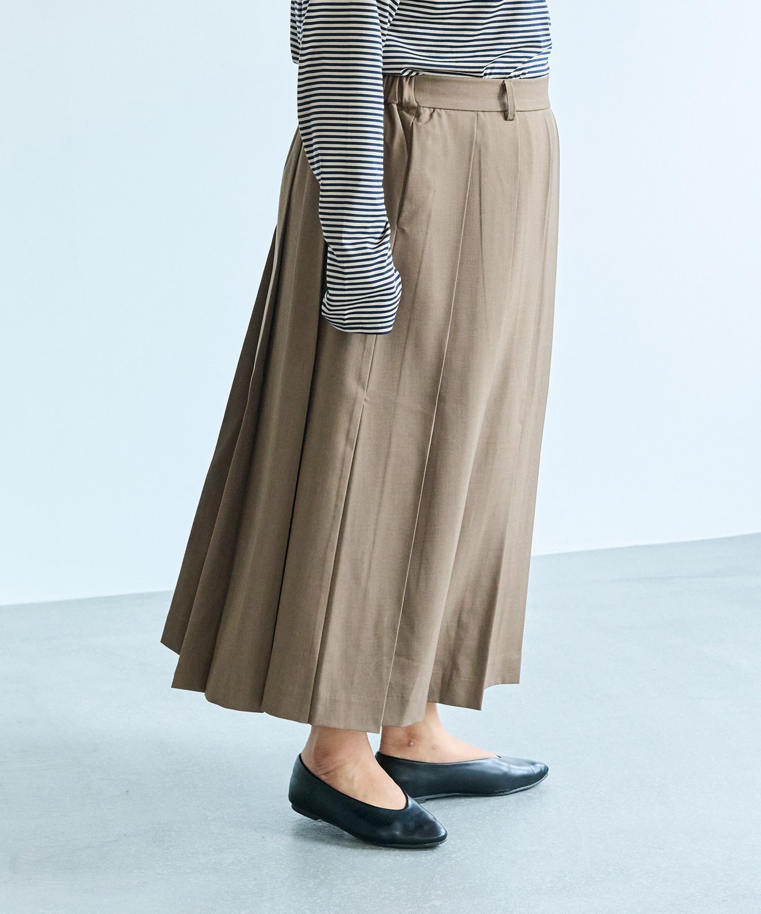 プリーツスカート | ラビアンジェ-⼤きいサイズのレディース服