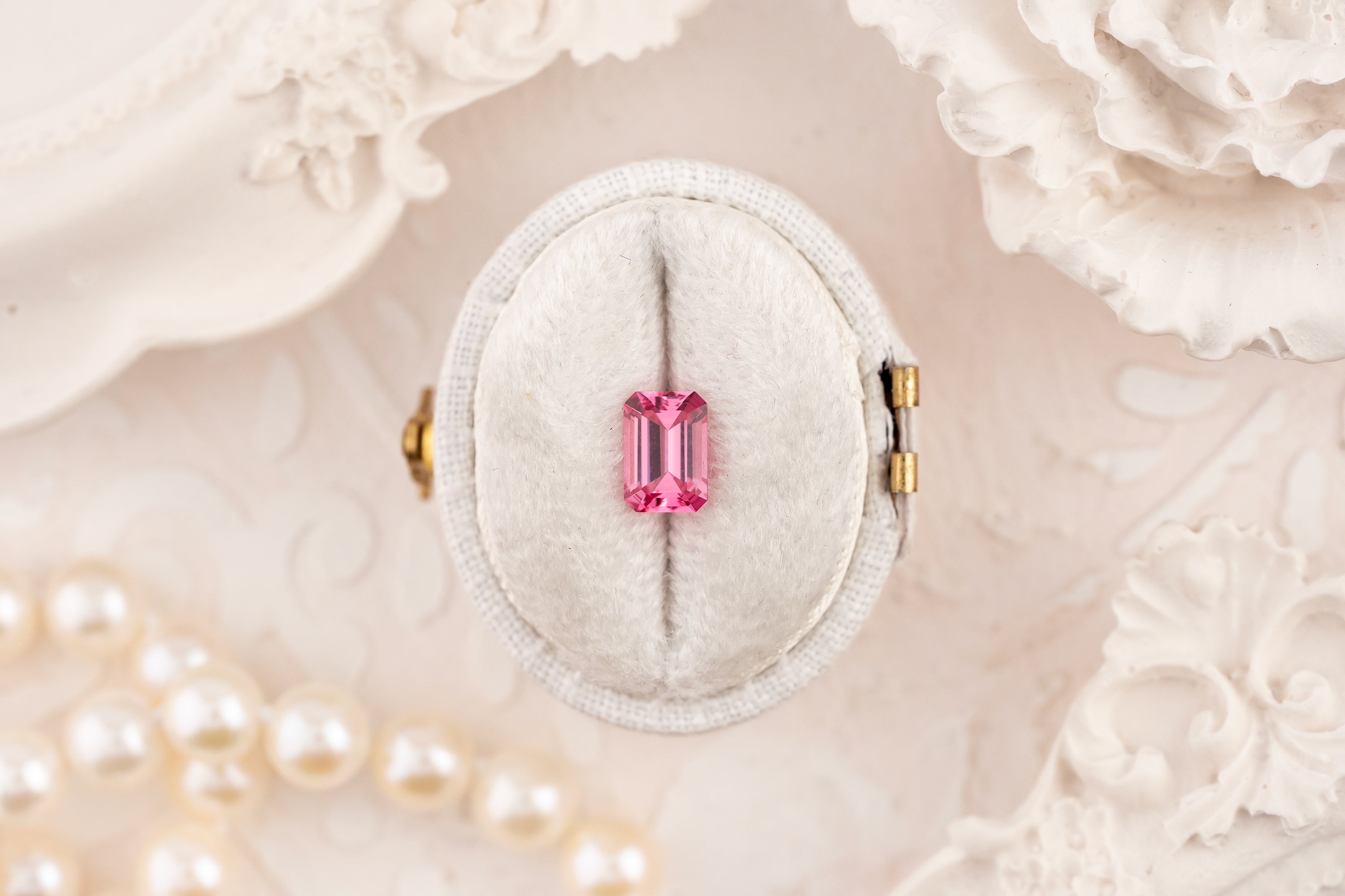 1.02 CT Emerald Cut Hot Pink Spinel – Lavender Creek Gems