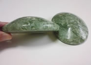 翡翠中サイズ、ヒスイ、ジェイド、温冷両用、ホットストンセラピー