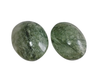 翡翠中サイズ、ヒスイ、ジェイド、温冷両用、ホットストンセラピー