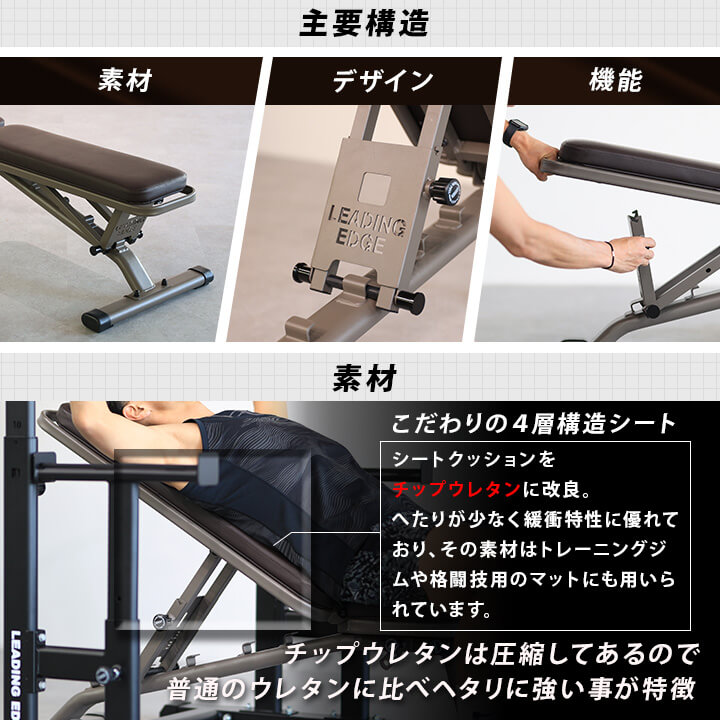 マルチポジションベンチ ハイグレード ｜ラインナップ｜トレーニング