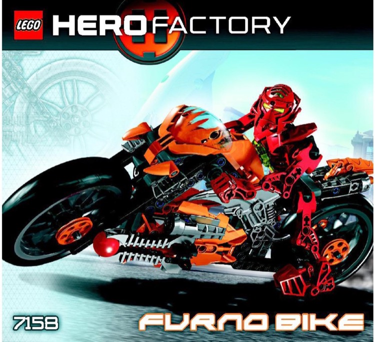LEGO Instructions for set 7158 Furno Bike, HERO Factory - Rise of
