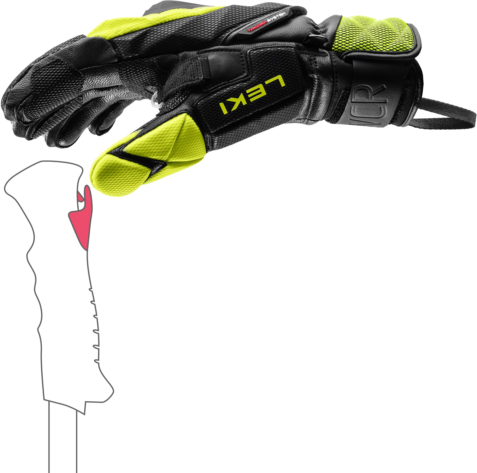 LEKI USA - WCR VENOM SL 3D - Ski Racing Gloves - Apparel