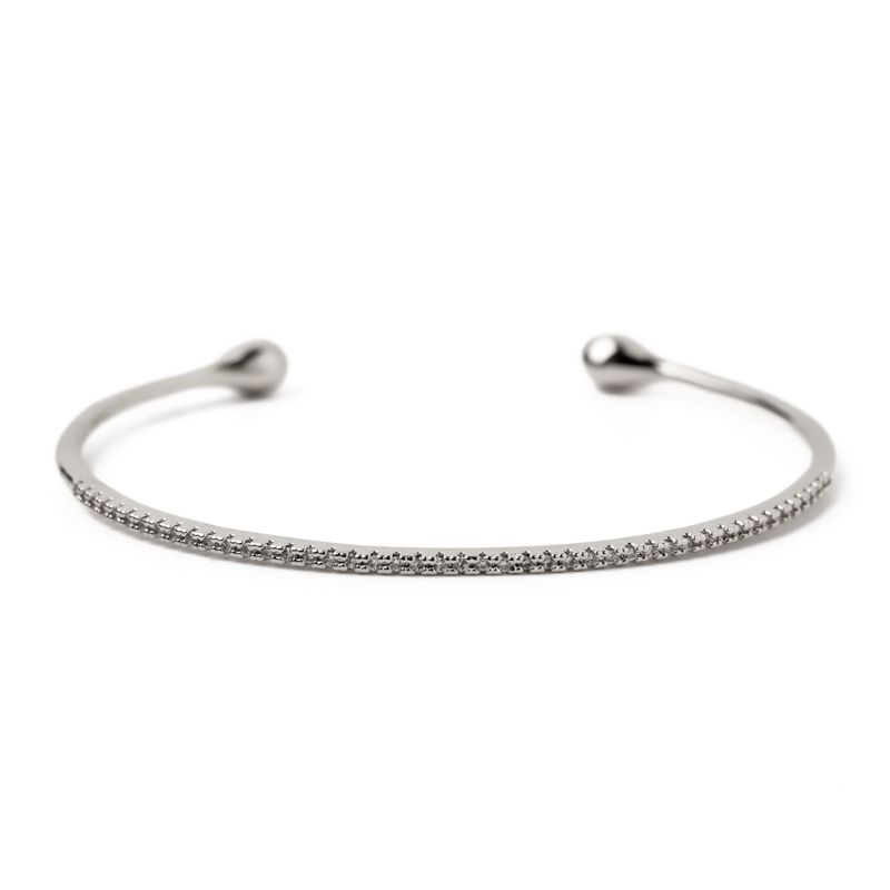 スリムパヴェバングル（ゴールド／シルバー） / オシャレをあきらめ